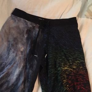 colorful swim trunks